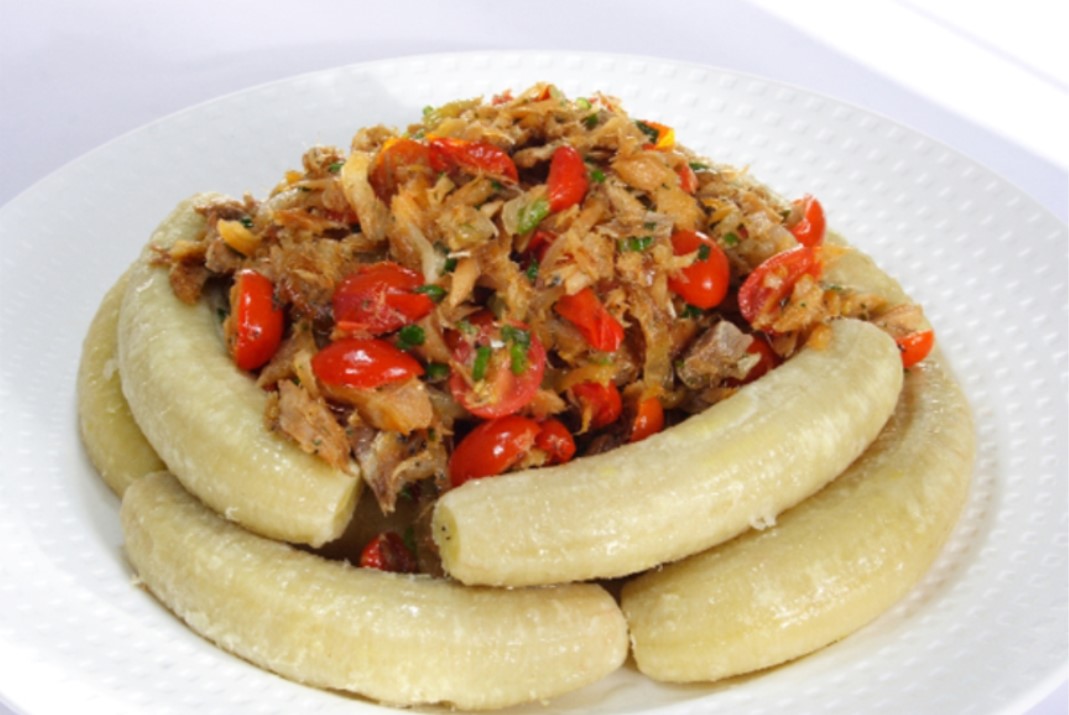 Green Fig and Saltfish