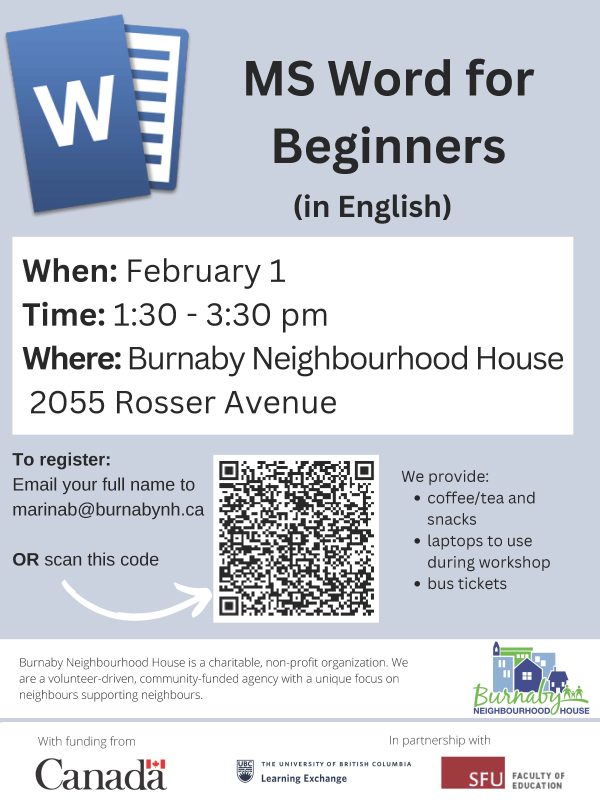 Microsoft Word Workshop for Beginners