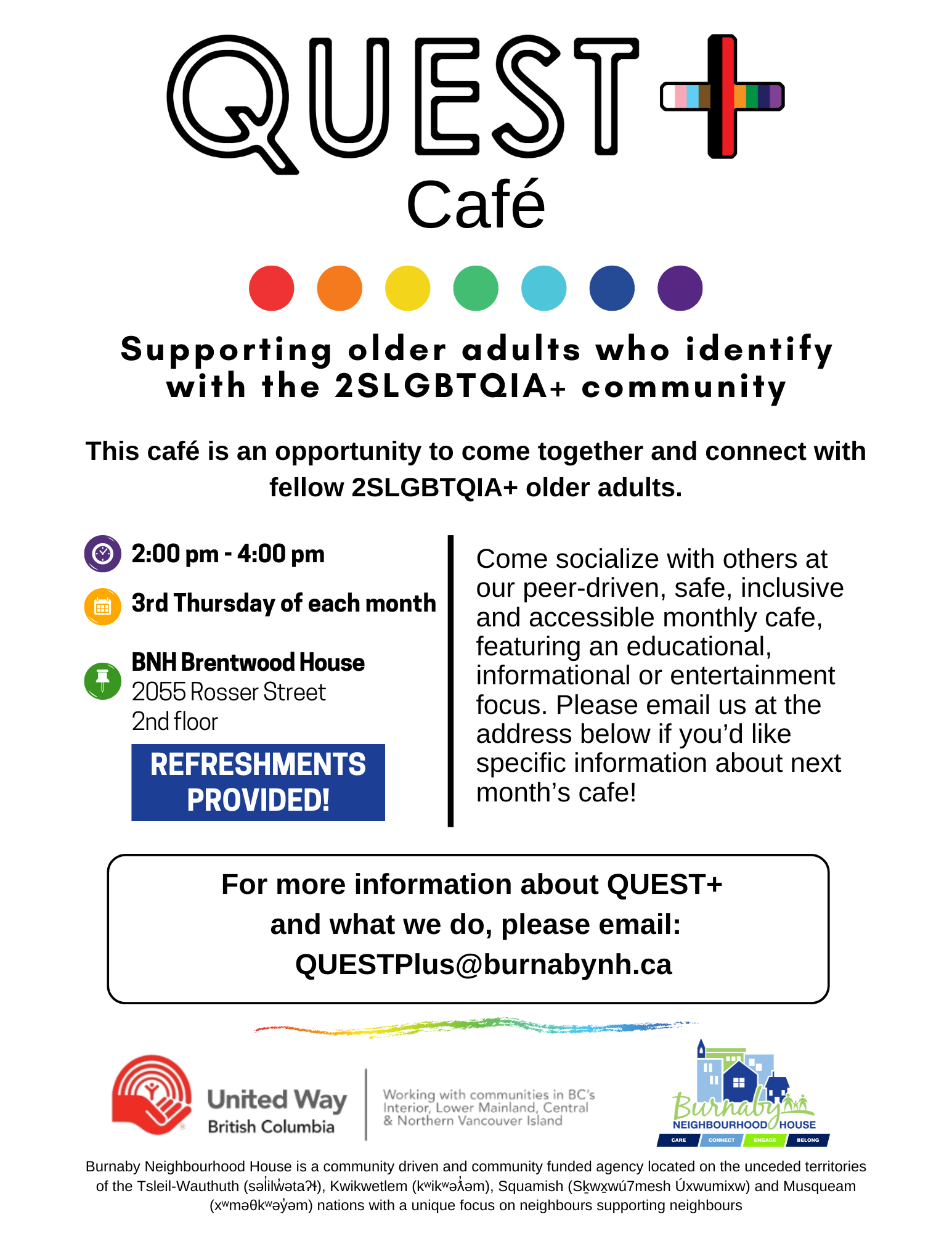 QUEST+ Cafe generic poster