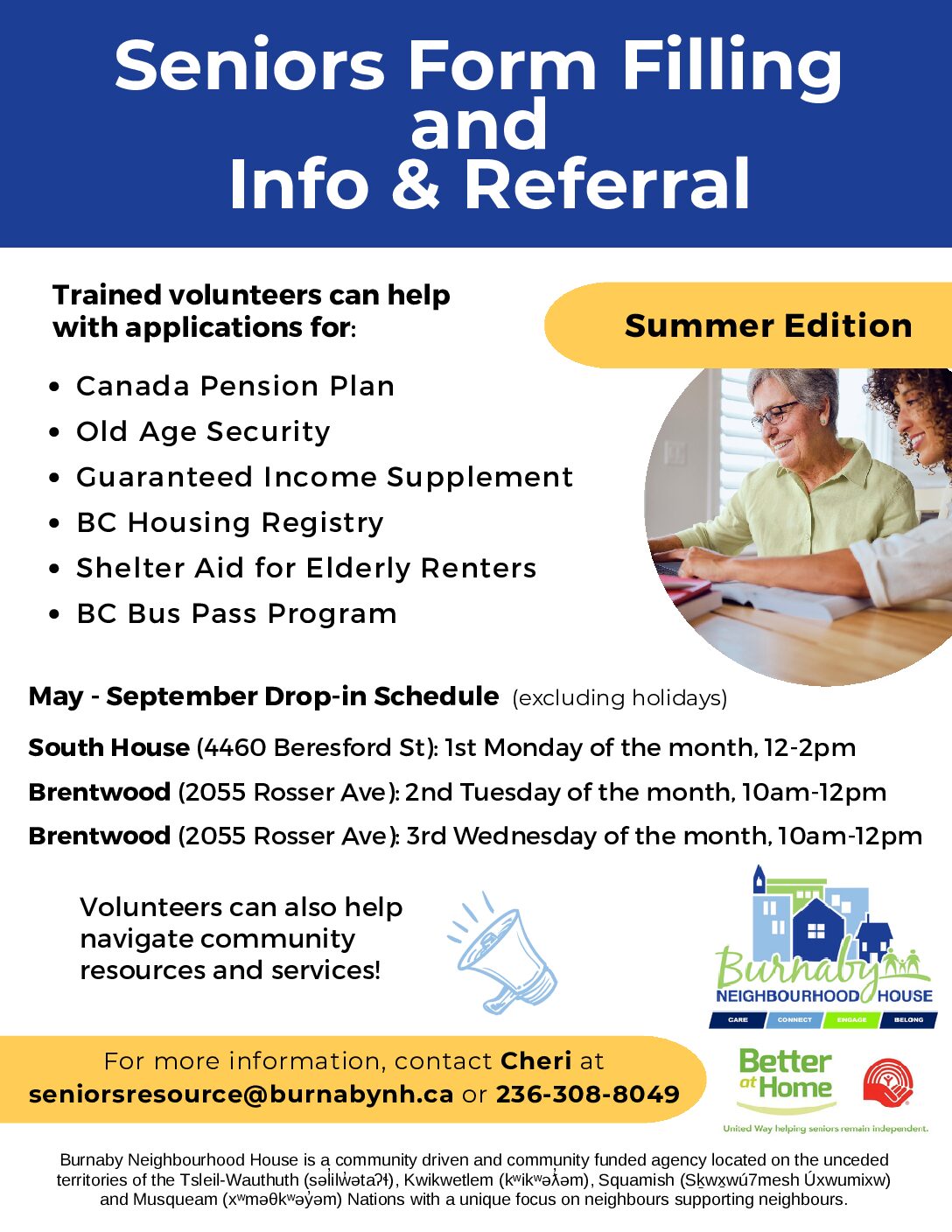 Form Filling Clinic Poster – Summer