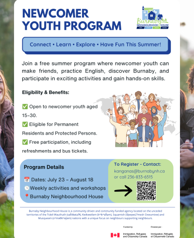 Newcomer Youth Program_Kangana Sinnarkar